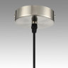 Подвесной светильник LUMION ILAIDA 8039/3 MODERNI LN25 Е27 3*60W 220V никель/мятный/серый/белый, металл/текстиль